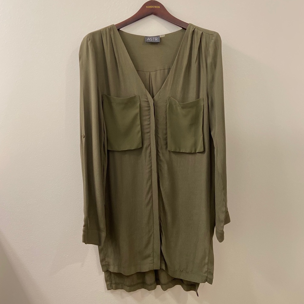 Nordstrom ASTR Hi Low Tunic Long Sleeve